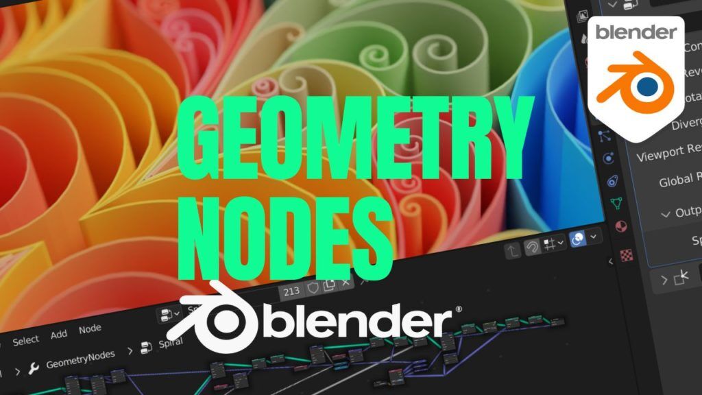 Comprendre Les Geometry Nodes De Blender 3D - Apprendre Blender